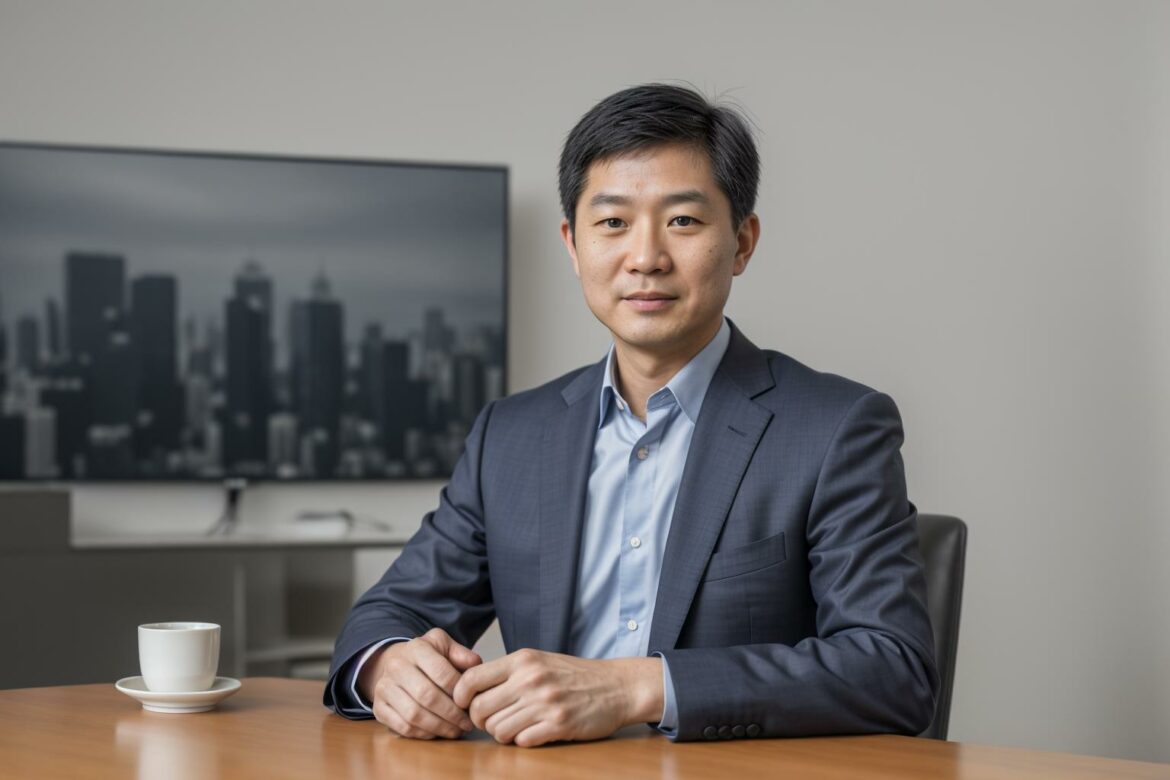 صورة منشأة بالذكاء الاصطناعي لـ روبن لي مدير شركة بايدو من قبل بوابة الذكاء الاصطناعي BawabaAI