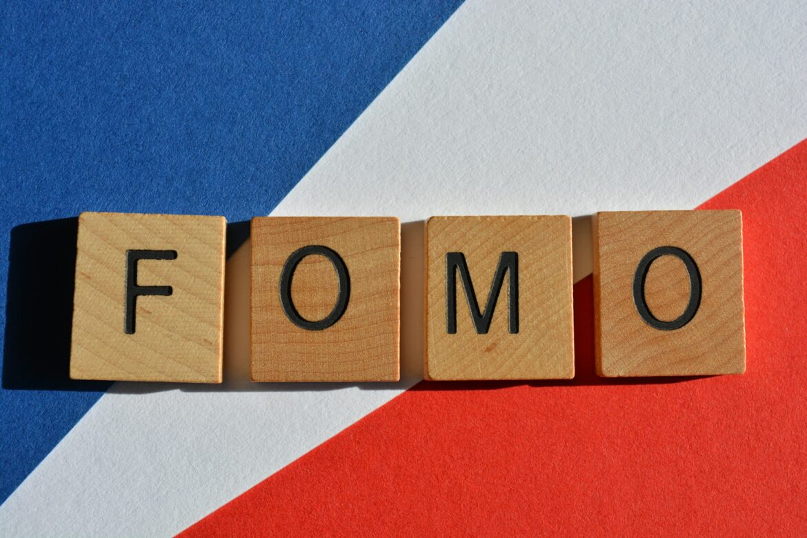 FOMO, acronym as banner headline