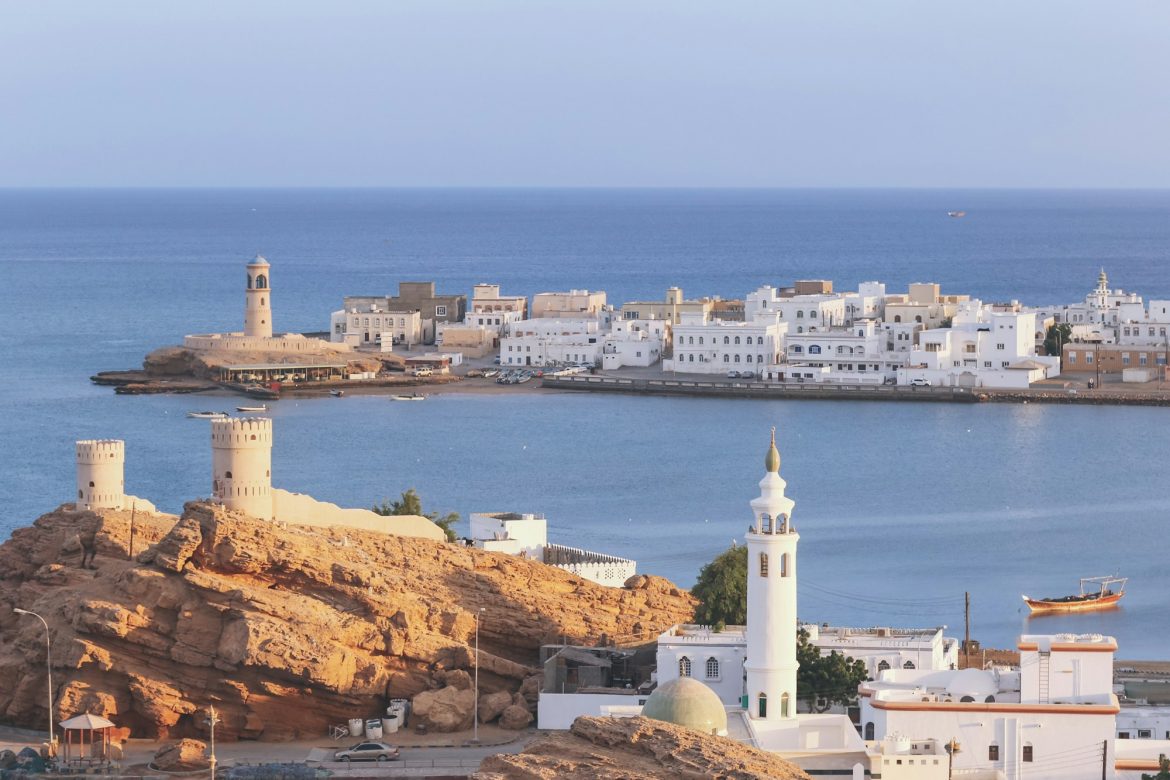View on Sur, seaport city in Oman