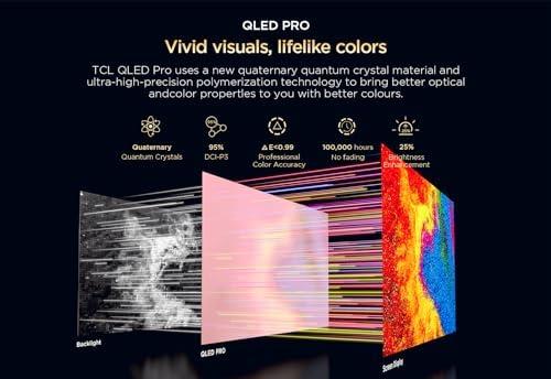 تجربة فريدة مع تلفزيون تي ⁣سي⁢ ال ‍65 بوصة 4K QLED 2024