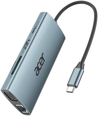 موزع USB-C من آيسر: حل ⁢شامل لتوصيل الأجهزة بسهولة!