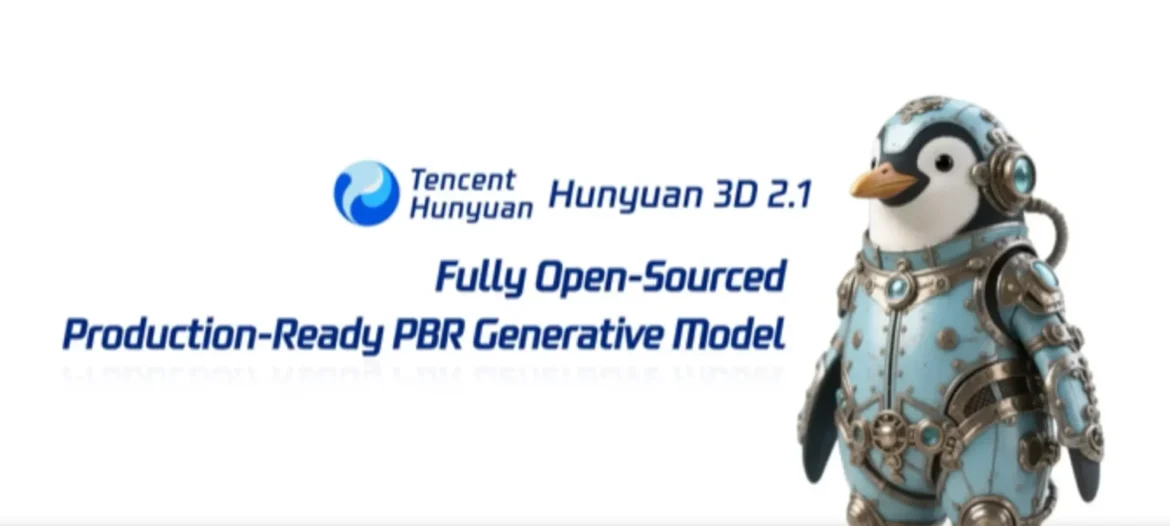 تعرّف على Hunyuan 3D 2.1: ثورة مفتوحة في تصميم الأصول ثلاثية الأبعاد!