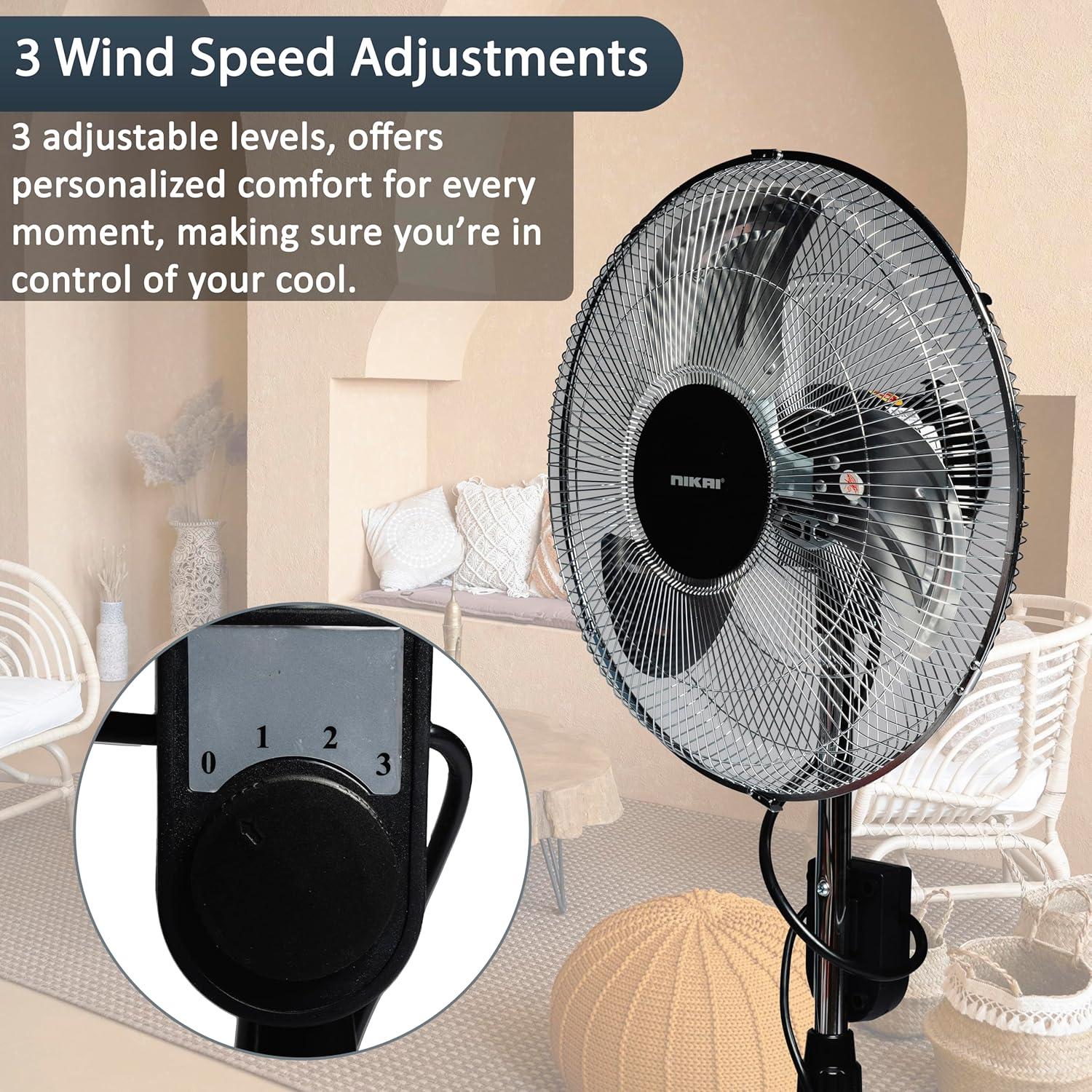 استعرضوا مروحة نيكاي 3 في 1: الأداء والمرونة في منزلنا