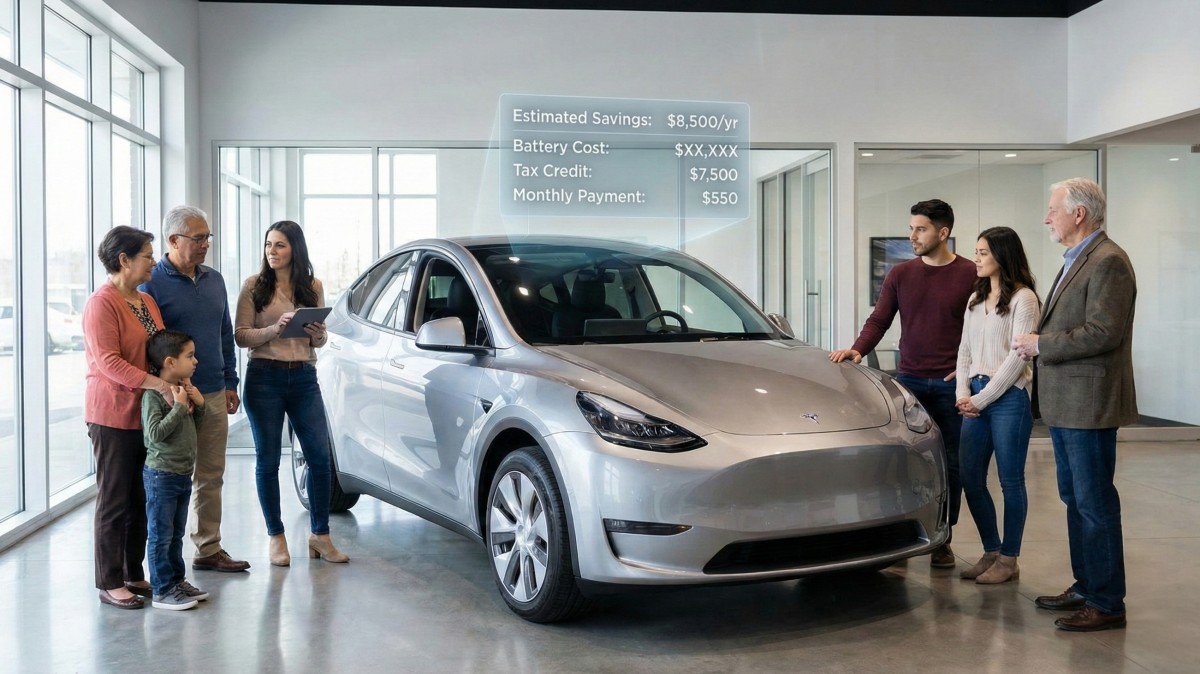 صورة توضيحية للسيارات الكهربائية