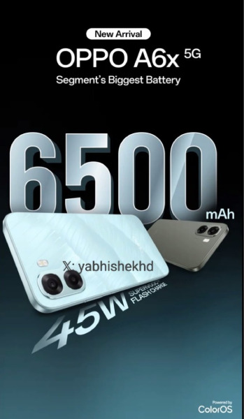 Oppo A6x Teaser