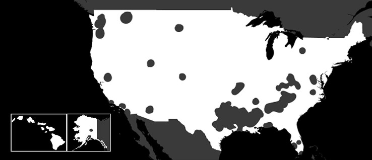 خريطة توافر خطة Starlink Residential Lite