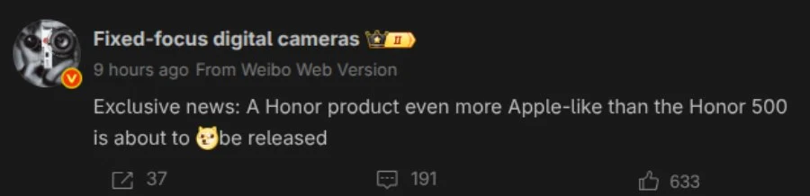 تصميم Honor Magic 8 Air