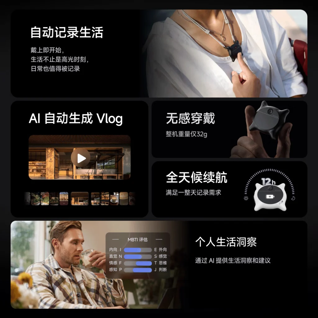 كاميرا لوكي L1 القابلة للارتداء