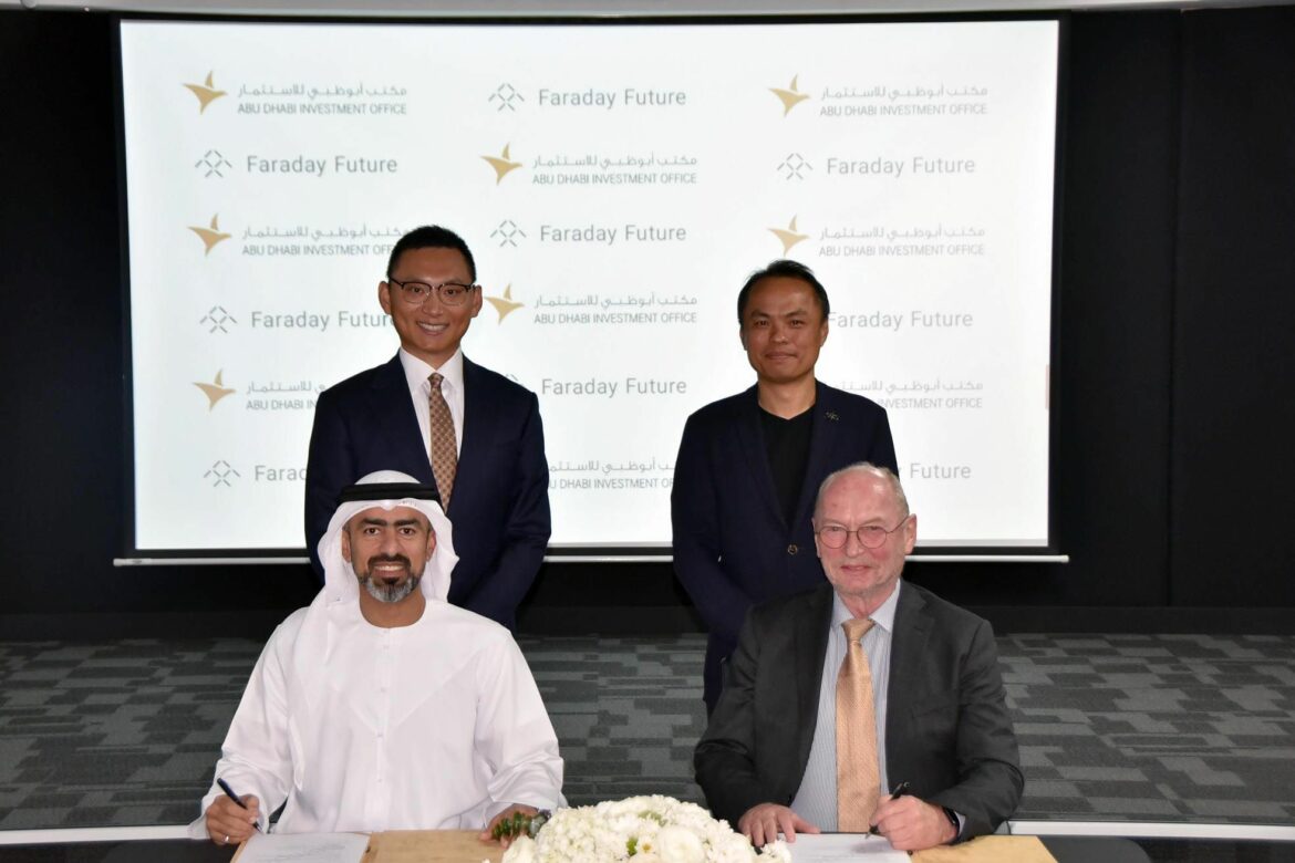 مكتب أبوظبي للاستثمار و\فاراداي فيوتشر\ يدعمان التقدم في مجالات الذكاء الاصطناعي والمركبات الكهربائية