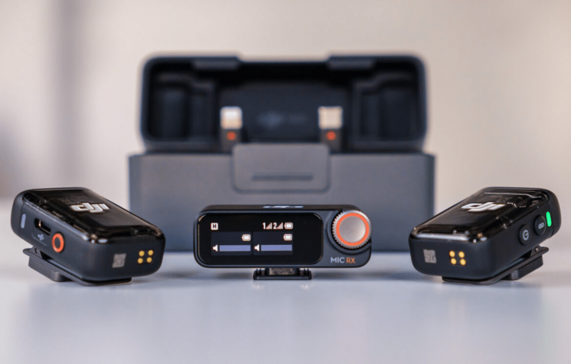 DJI تطلق ميكروفون لاسلكي مزود بتقنية الذكاء الاصطناعي