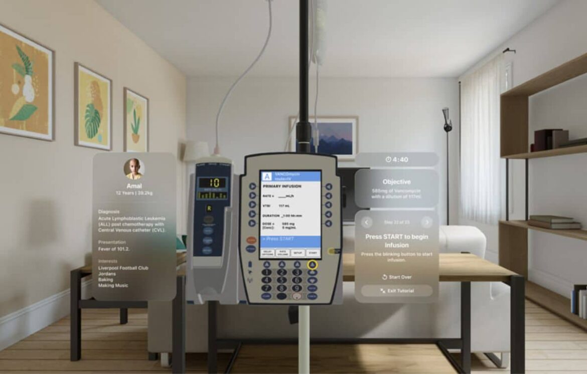 كيف تعزز تطبيقات نظارة Apple Vision Pro الرعاية الصحية؟