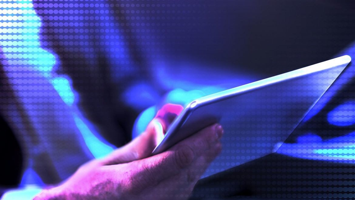 Browsing on a tablet