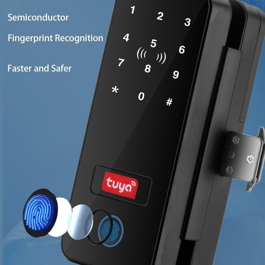 مراجعة تقنية: قفل الباب الزجاجي الذكي من تويا ببصمة البلوتوث