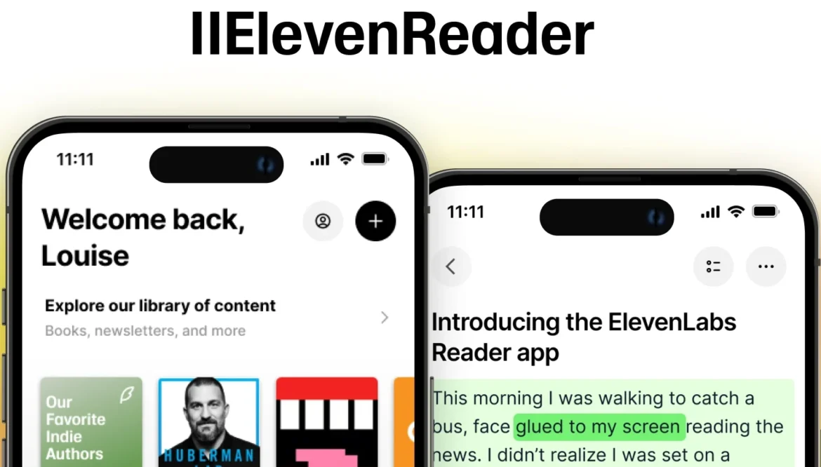منصة ElevenReader Publishing: نقلة نوعية في صناعة الكتب الصوتية