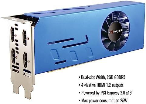 استعراض شامل لبطاقة الفيديو متعددة الشاشات GT 730 من SRhonyra