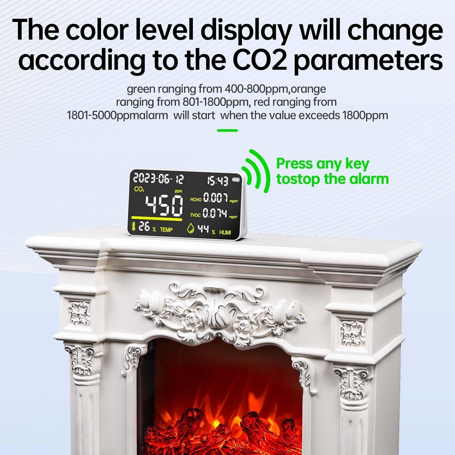 استكشاف جهاز مراقبة جودة الهواء⁣ 7 في 1: رفيقنا الصحي!