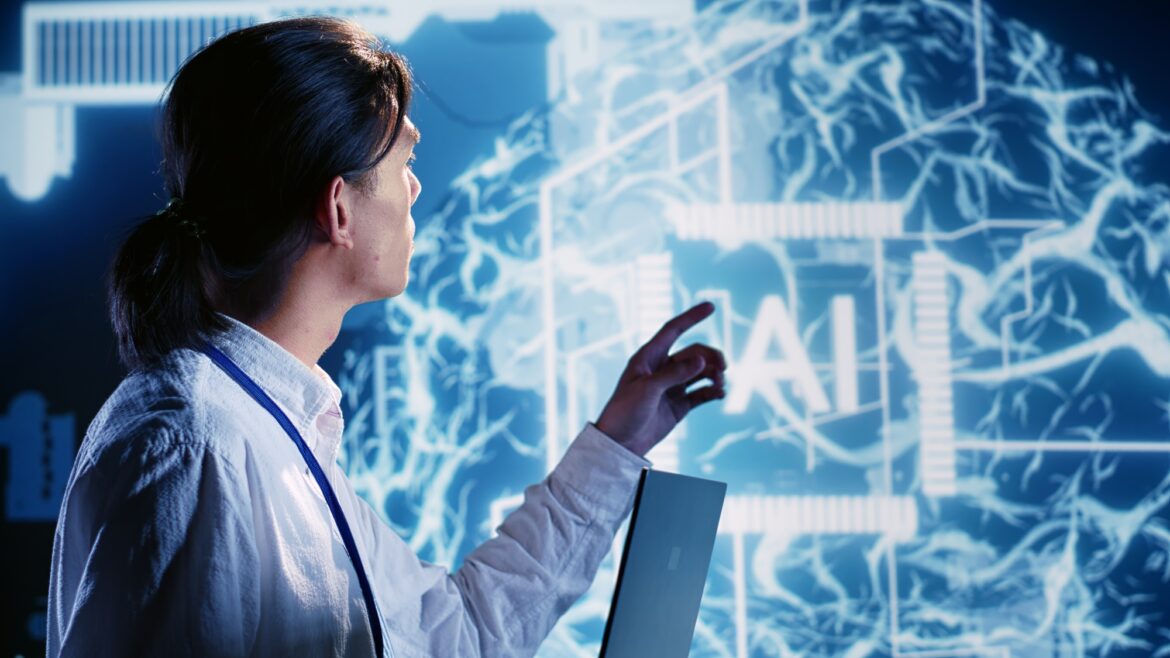 Tech support oversees AI neural network