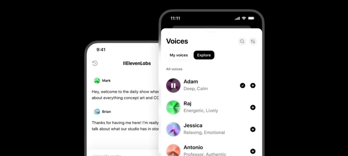 أنشئ صوتك بالذكاء الاصطناعي من هاتفك مع ElevenLabs الجديد!