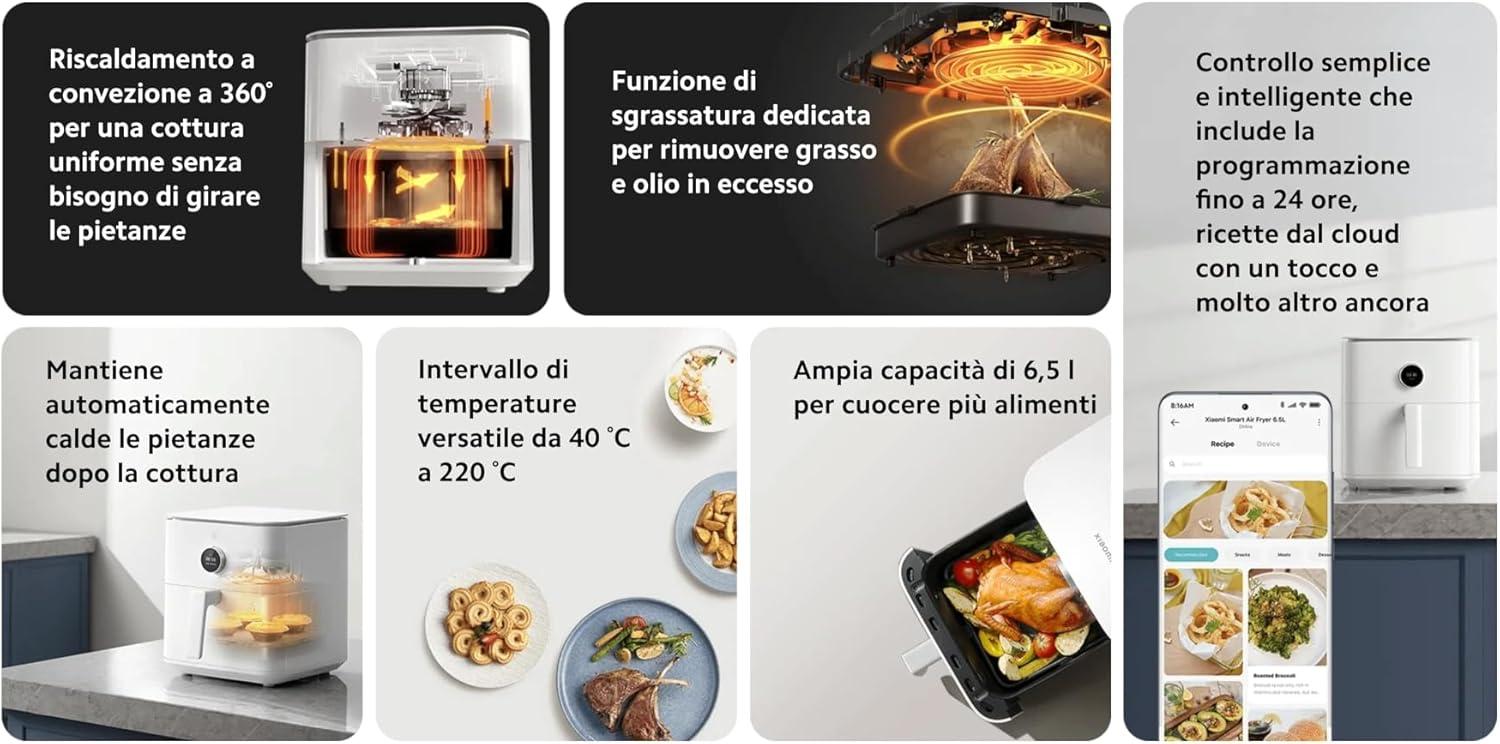 استكشف مقلاة​ شاومي الهوائية الذكية: طهي صحي وسريع لنا جميعًا!