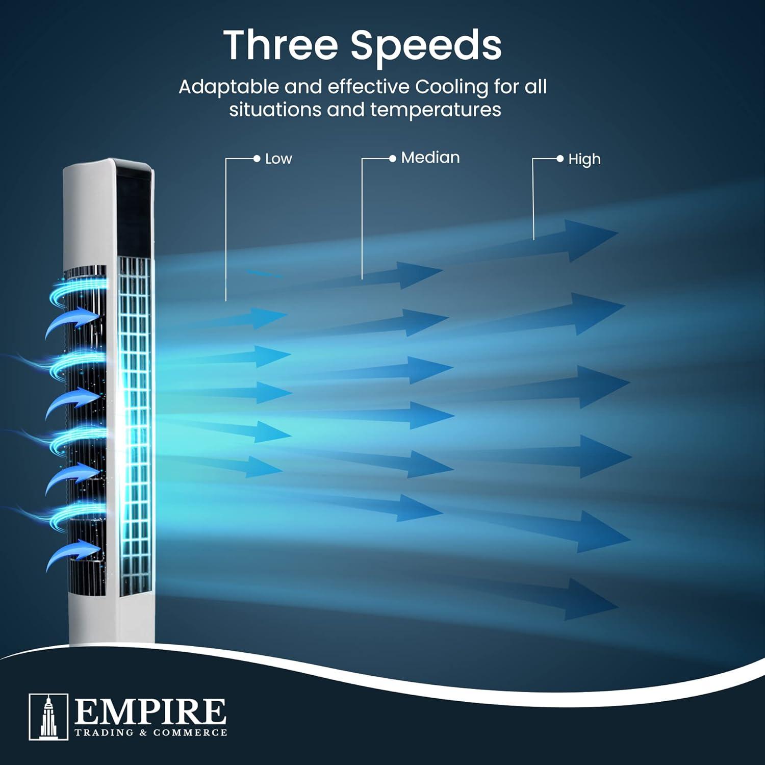 تقييم شامل لمروحة Empire البرجية: الأداء والتصميم المثالي
