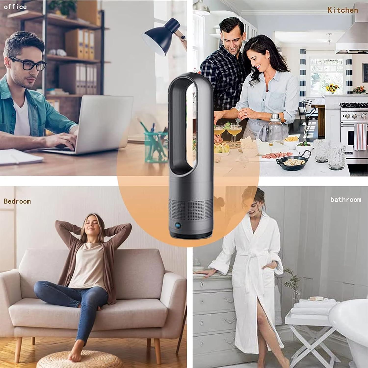 استعراض شامل لمروحة برج بدون شفرات: الراحة والأمان!