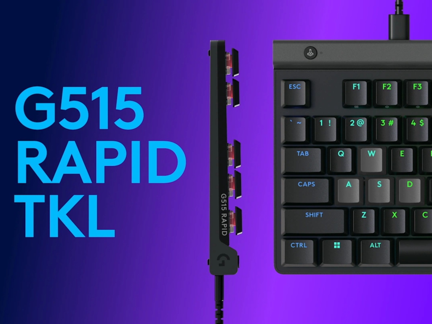 لوحة مفاتيح Logitech G515 TKL تحصل على ترقية بمفاتيح مغناطيسية 