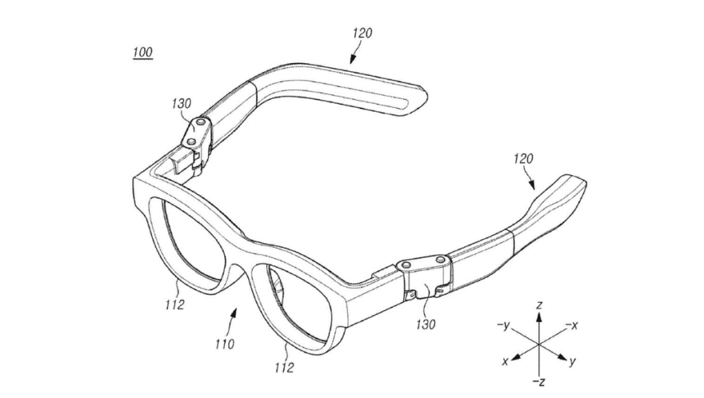 Samsung smart glasses patent