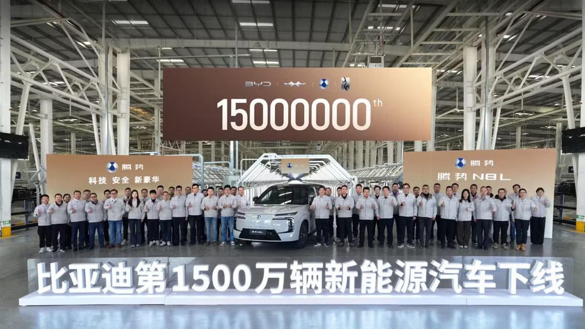 BYD hits massive milestone with 15 million electric vehicles