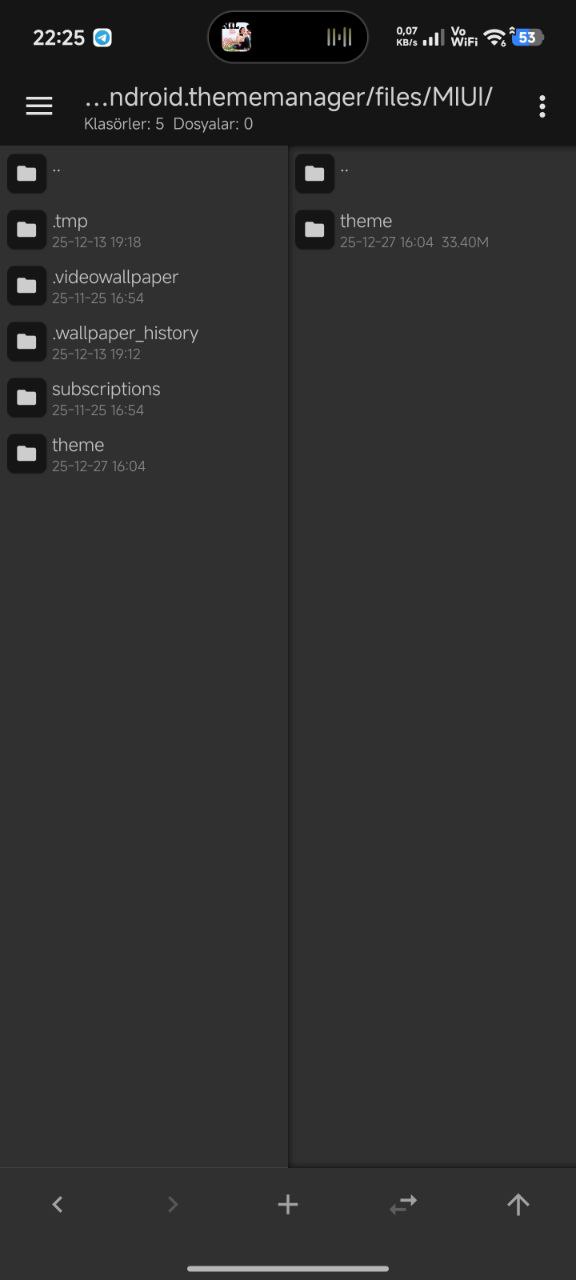 تثبيت الثيم يدويًا