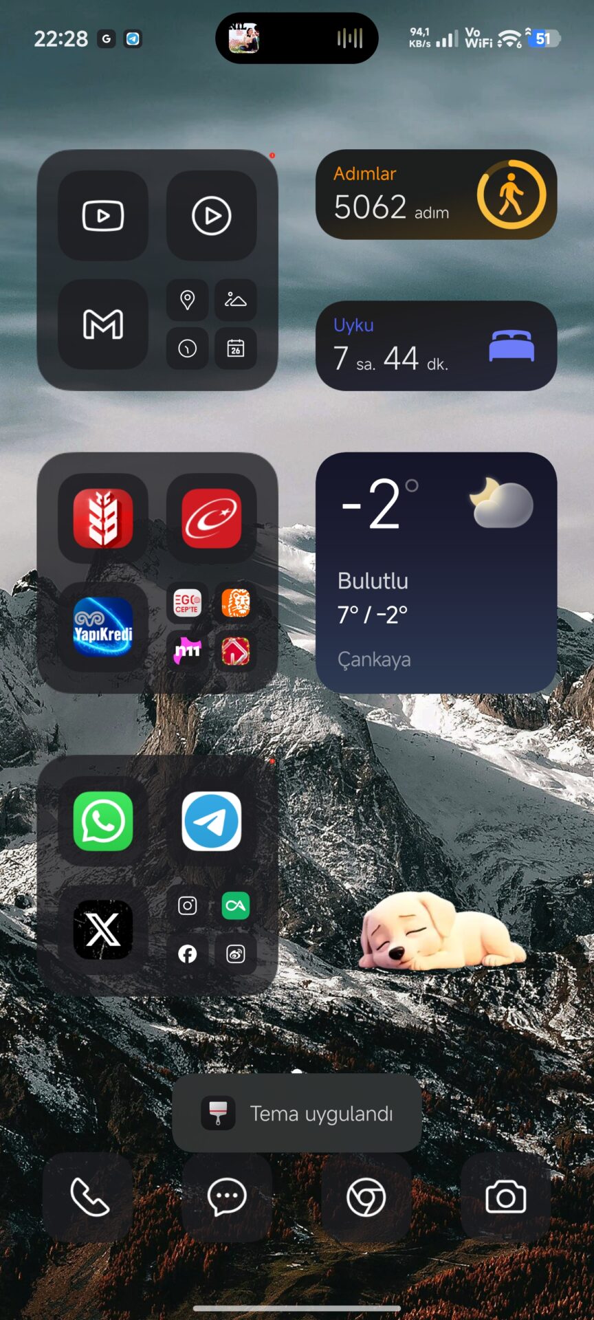 تثبيت الثيم يدويًا