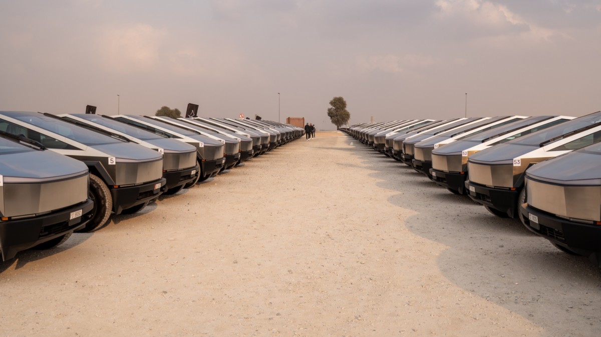 تسلا تطلق سايبرترك في الإمارات - المصدر: تسلا