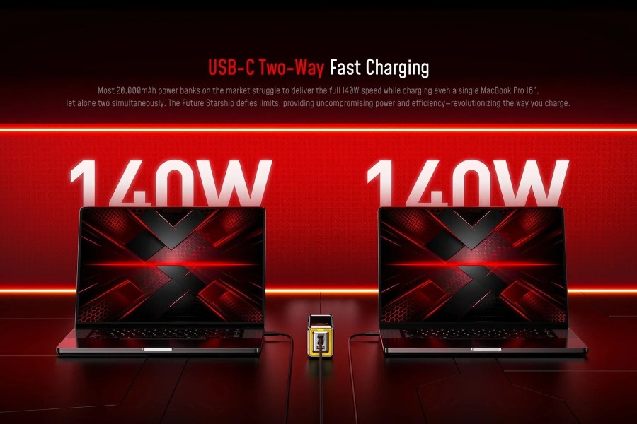 Aohi Starship Pro Powerbank Charging