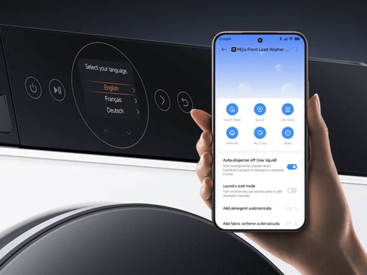 The Xiaomi Mijia Front Load Washer Dryer Pro 9kg
