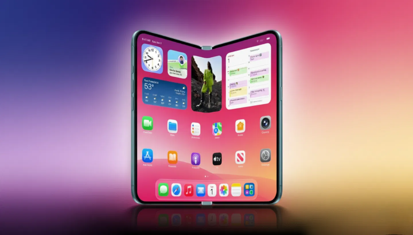 Concepto del iPhone Fold