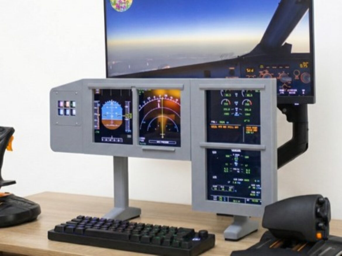 FS10 Series: Perfect cockpit panel for flight simulator fans or just a display with a bezel?