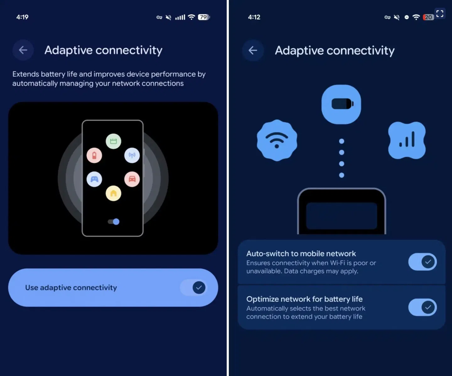 Android 16 beta 2 y 3 diferencias en conectividad adaptativa