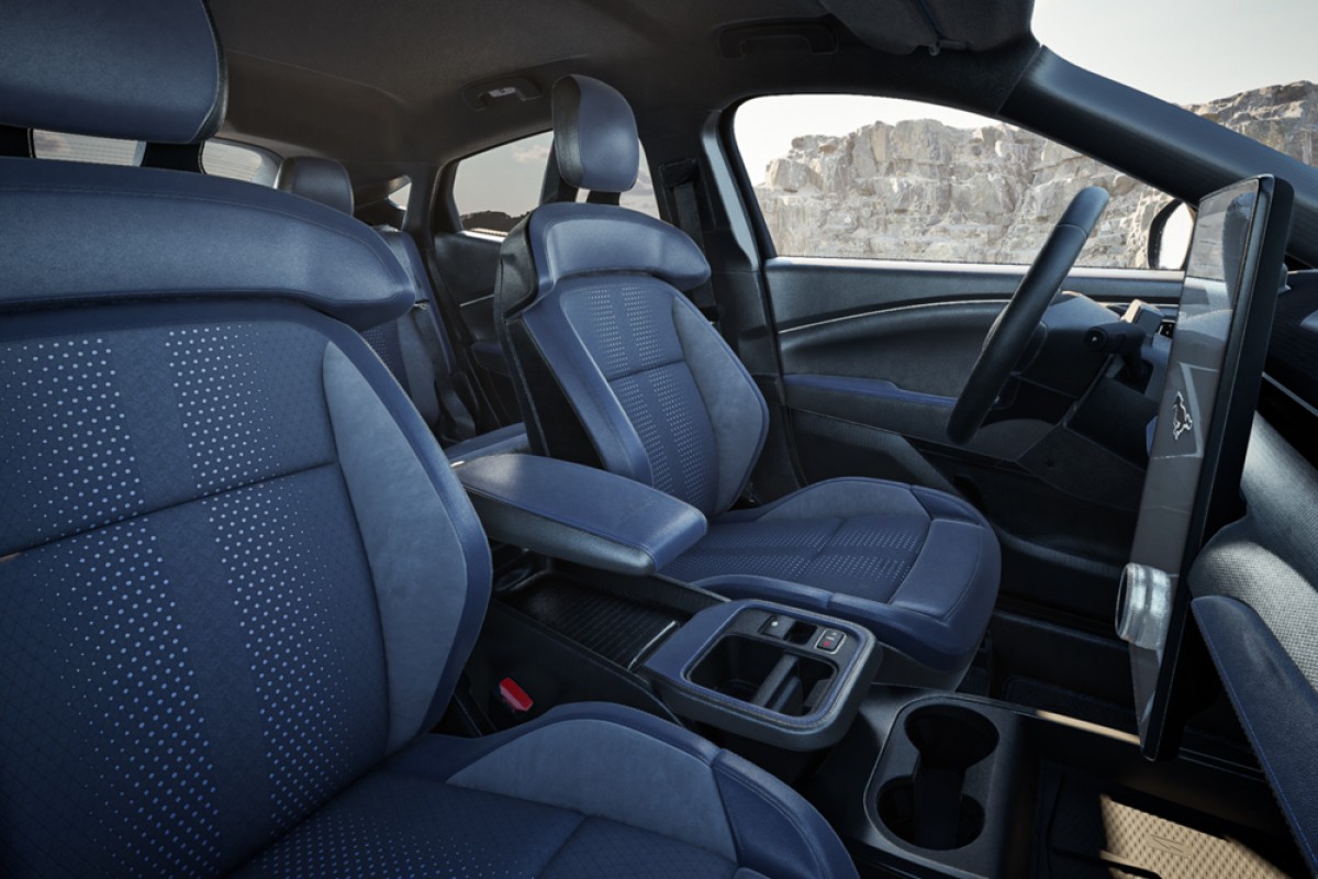 Interior of the 2026 Ford Mustang Mach-E - source: Ford