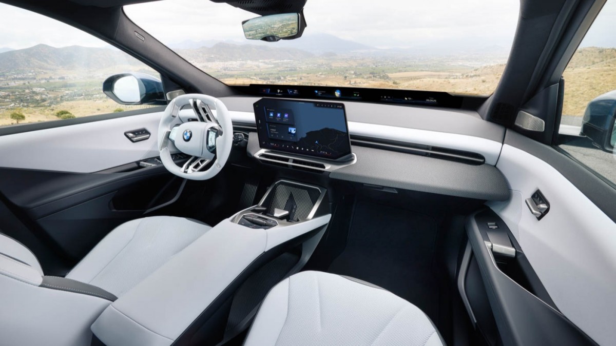 Interior of the new BMW iX3