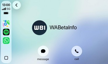 WhatsApp for CarPlay app beta Favorites and contact info screens