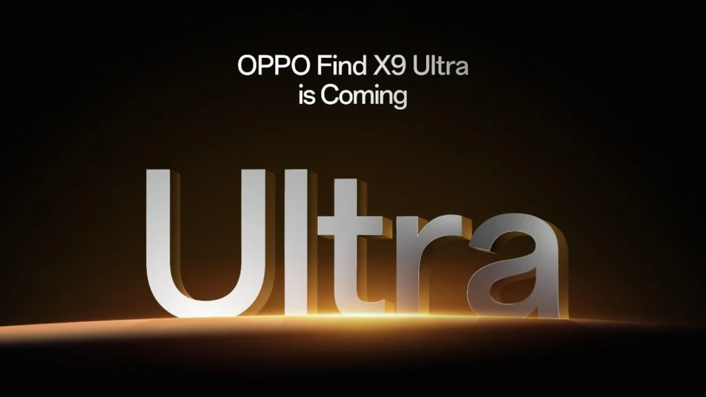 Oppo Find X9 Ultra global launch teaser