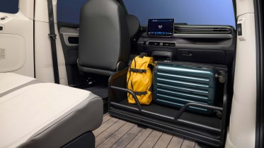 Interior of the self-driving VW ID. Buzz