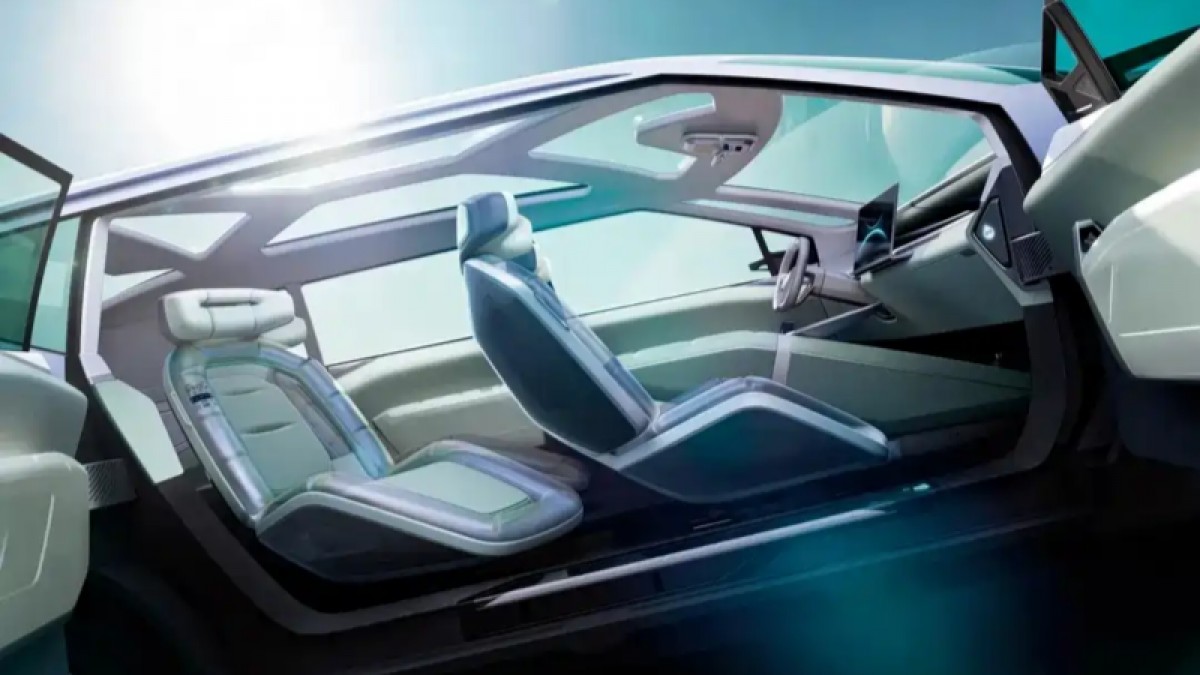 Interior of the Ioniq Earth concept - source: Hyundai