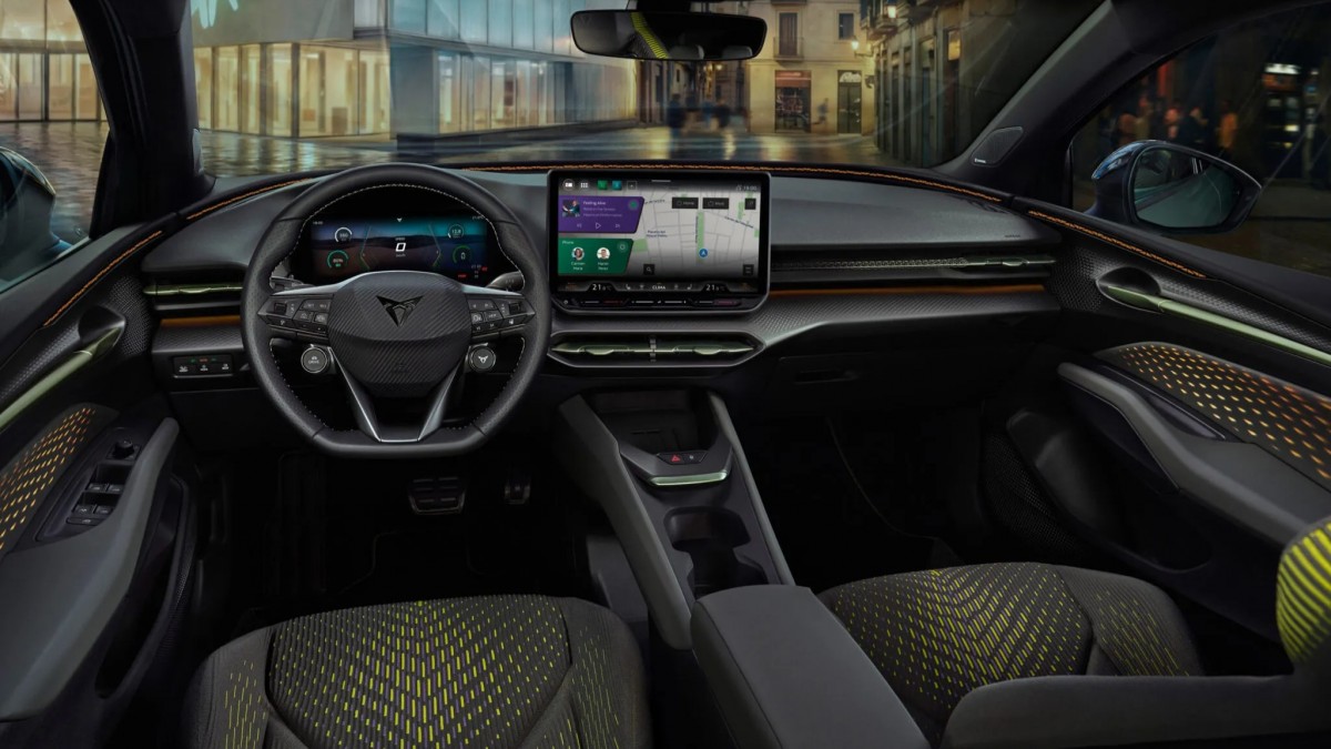Interior of the Cupra Raval