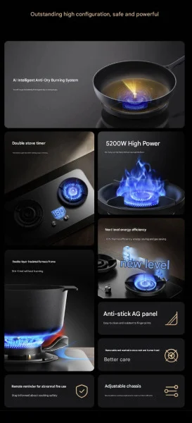 Xiaomi Mijia Timer Gas Stove 3 Pro Specs