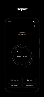 تطبيق تسلا Robotaxi على Android