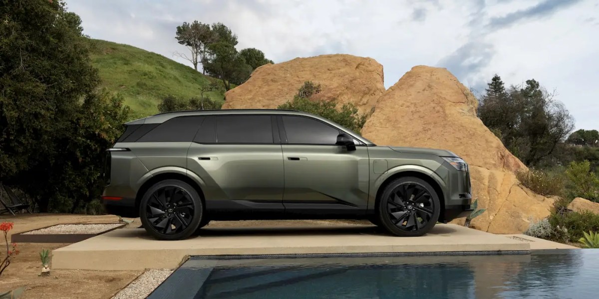 The new Lexus TZ is a quiet 3-row electric SUV for the whole family