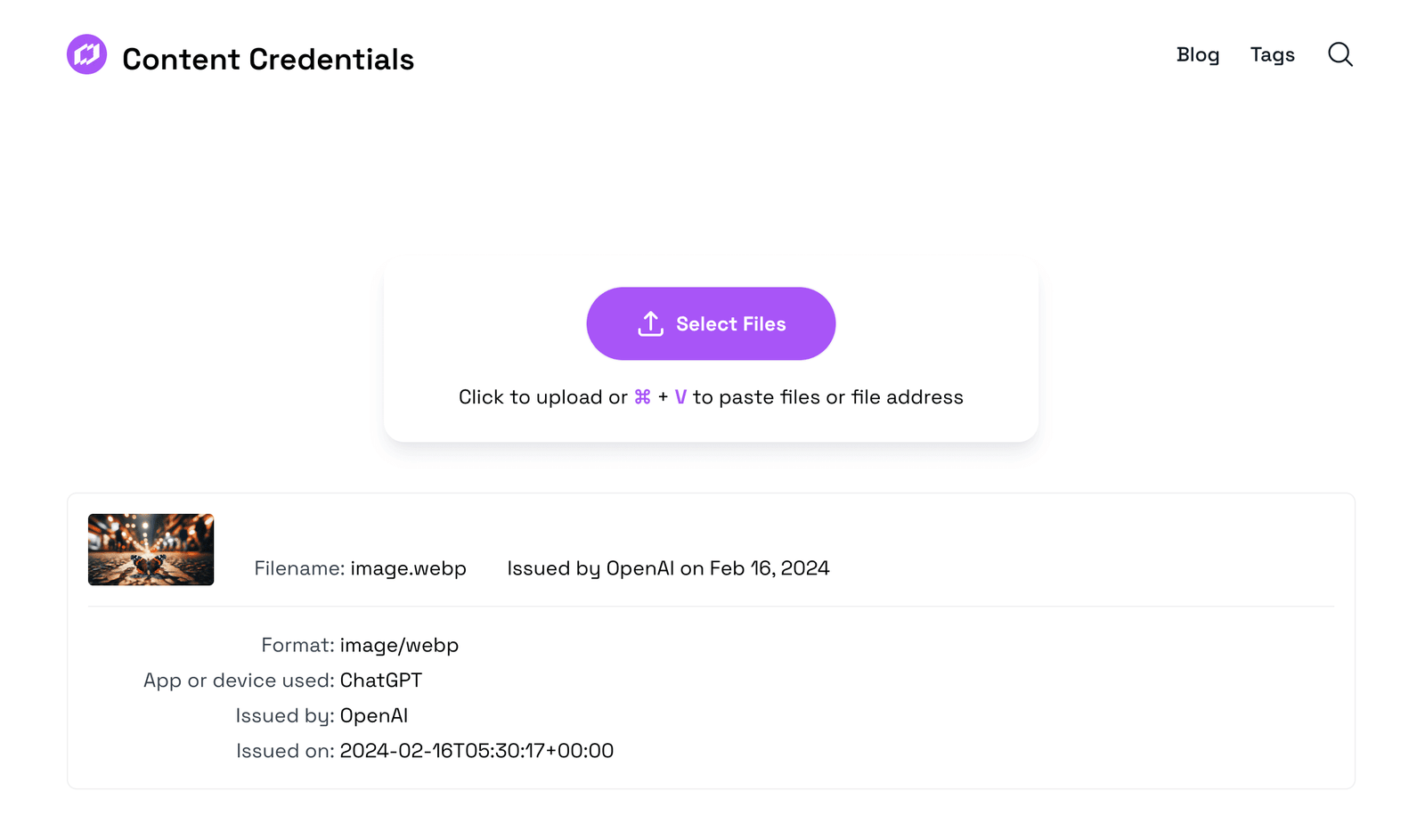 Content Credentials