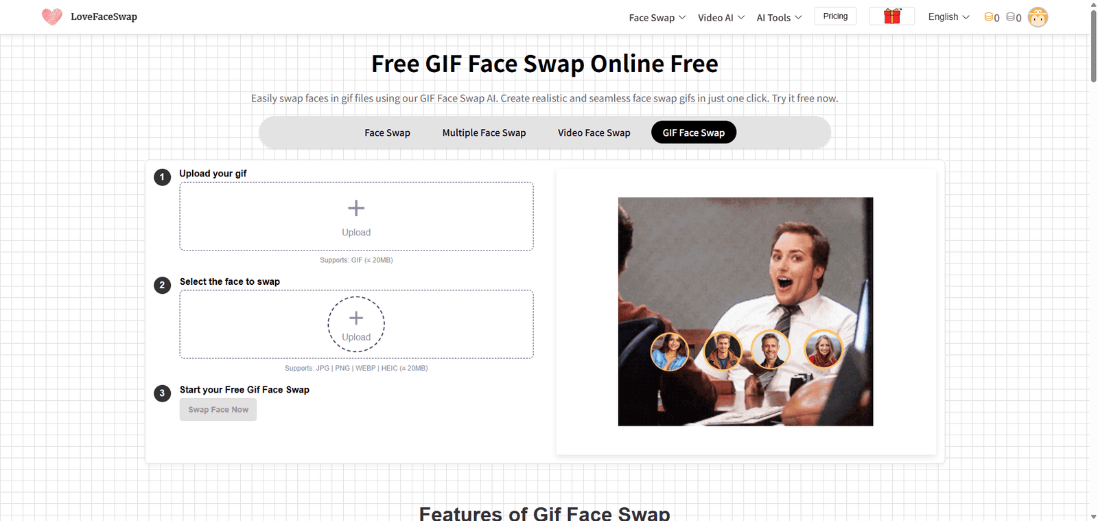 Free Gif Face Swap