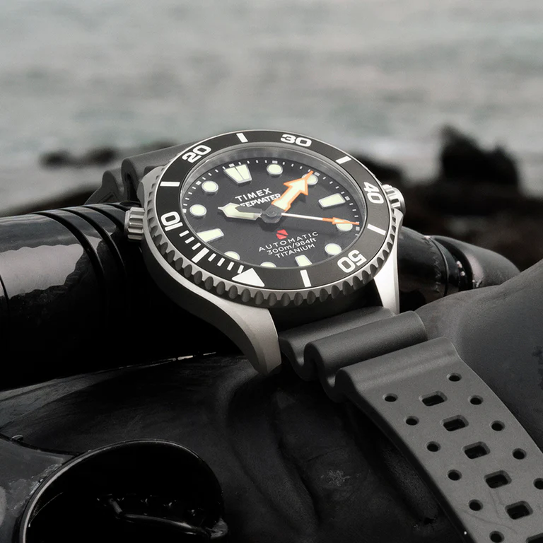 Timex Deepwater Meridian 300 Titanium HEV Automatic watch