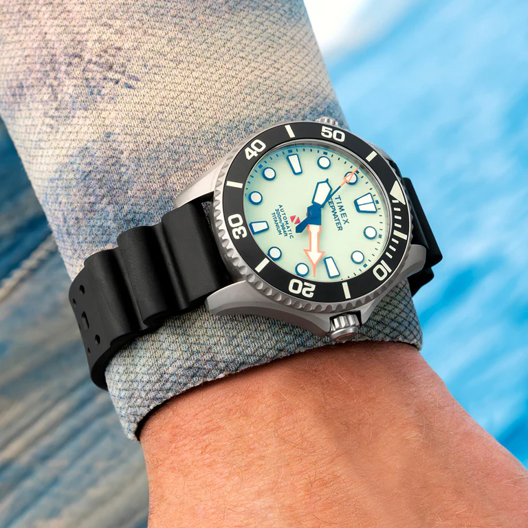 Timex Deepwater Meridian 300 Titanium HEV Automatic watch